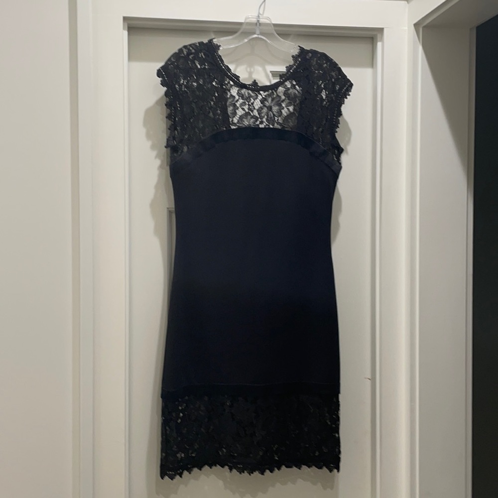 black cocktail dress